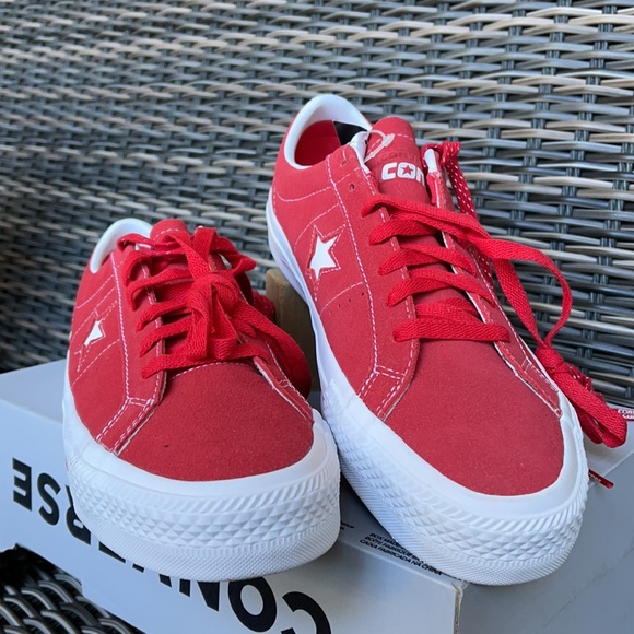 Converse One Star Pro OX University Red/White MEN`S - Picture 7 of 16